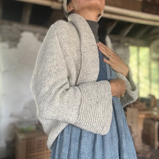⚫︎ Bolero Cardigan ⚫︎ Hand Knit Pure Wool ⚫︎