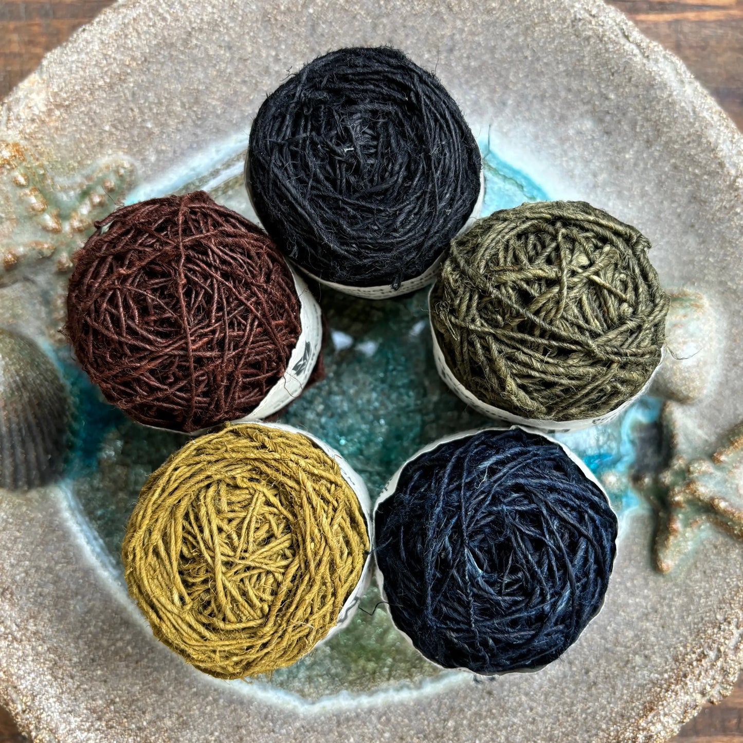 Natural Dyed Himalayan Hemp Yarn