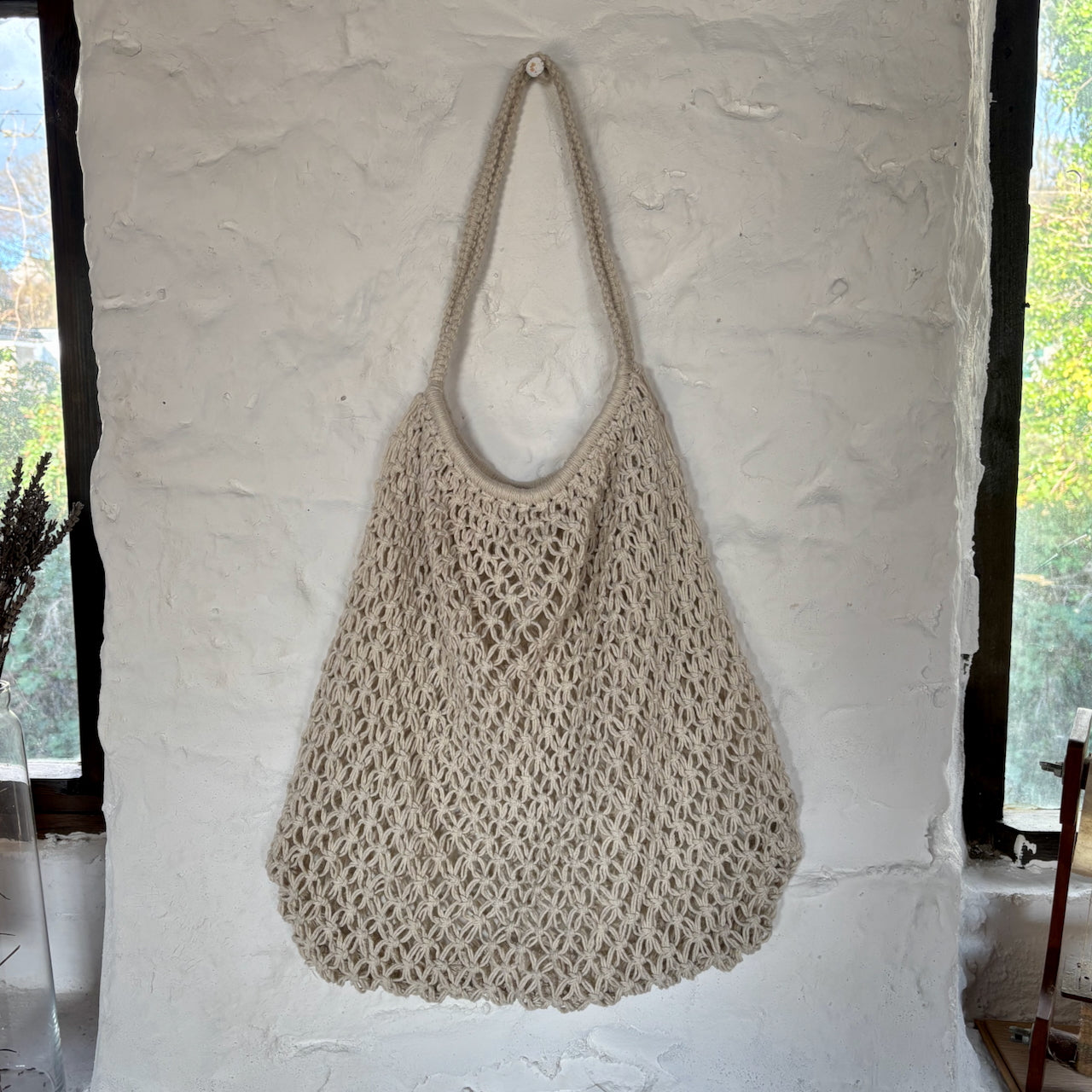 Hand knotted bag