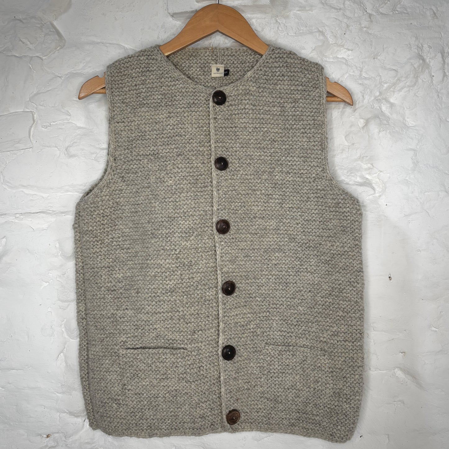 Hand Knit Pure Wool Jerkin