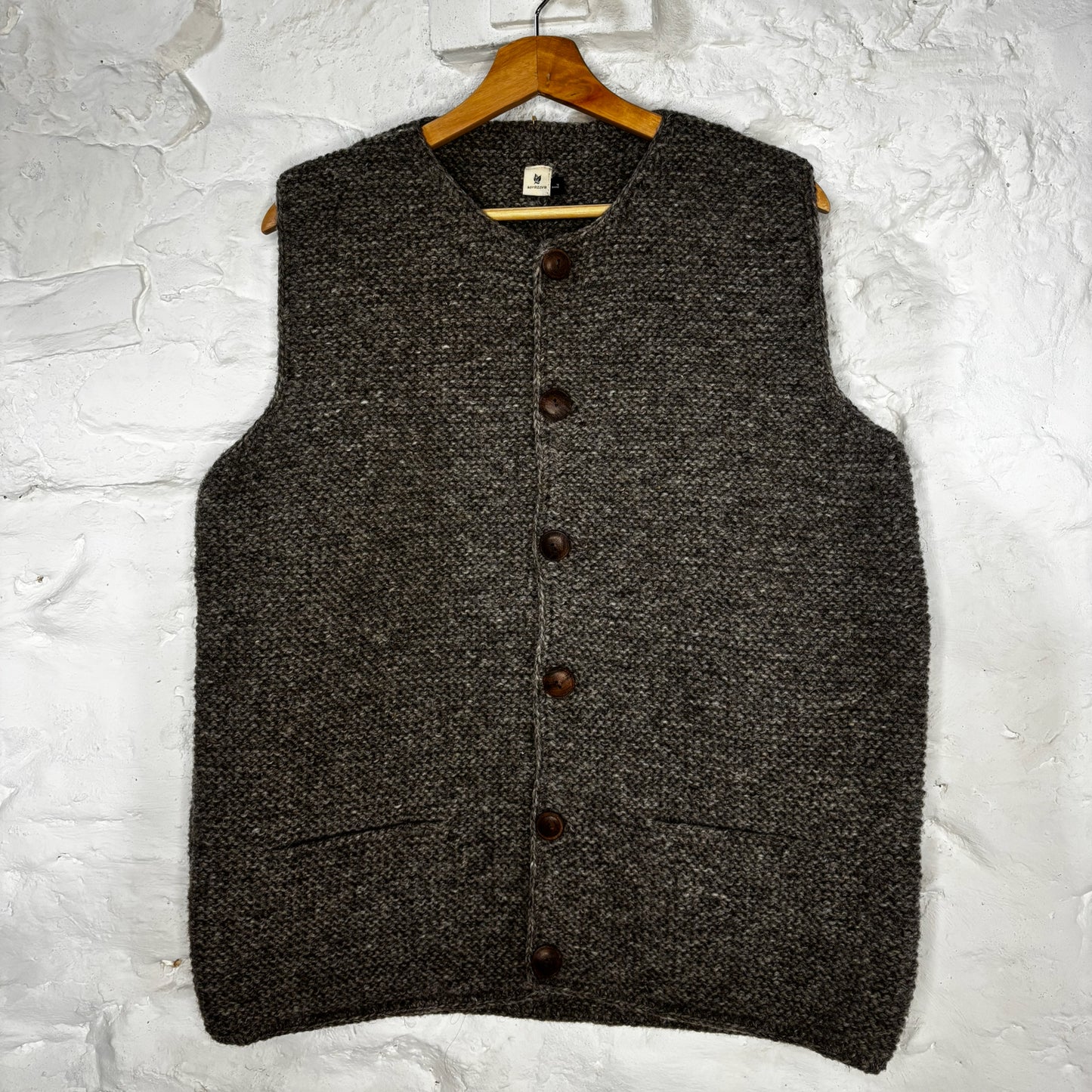 Hand Knit Pure Wool Jerkin