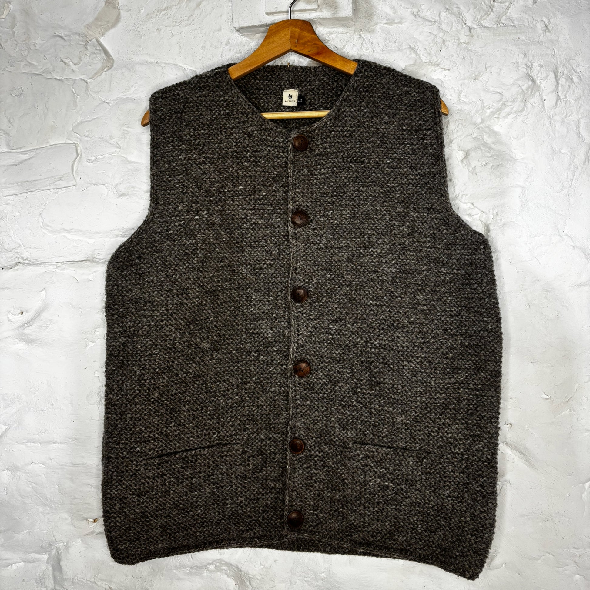 Hand Knit Pure Wool Jerkin