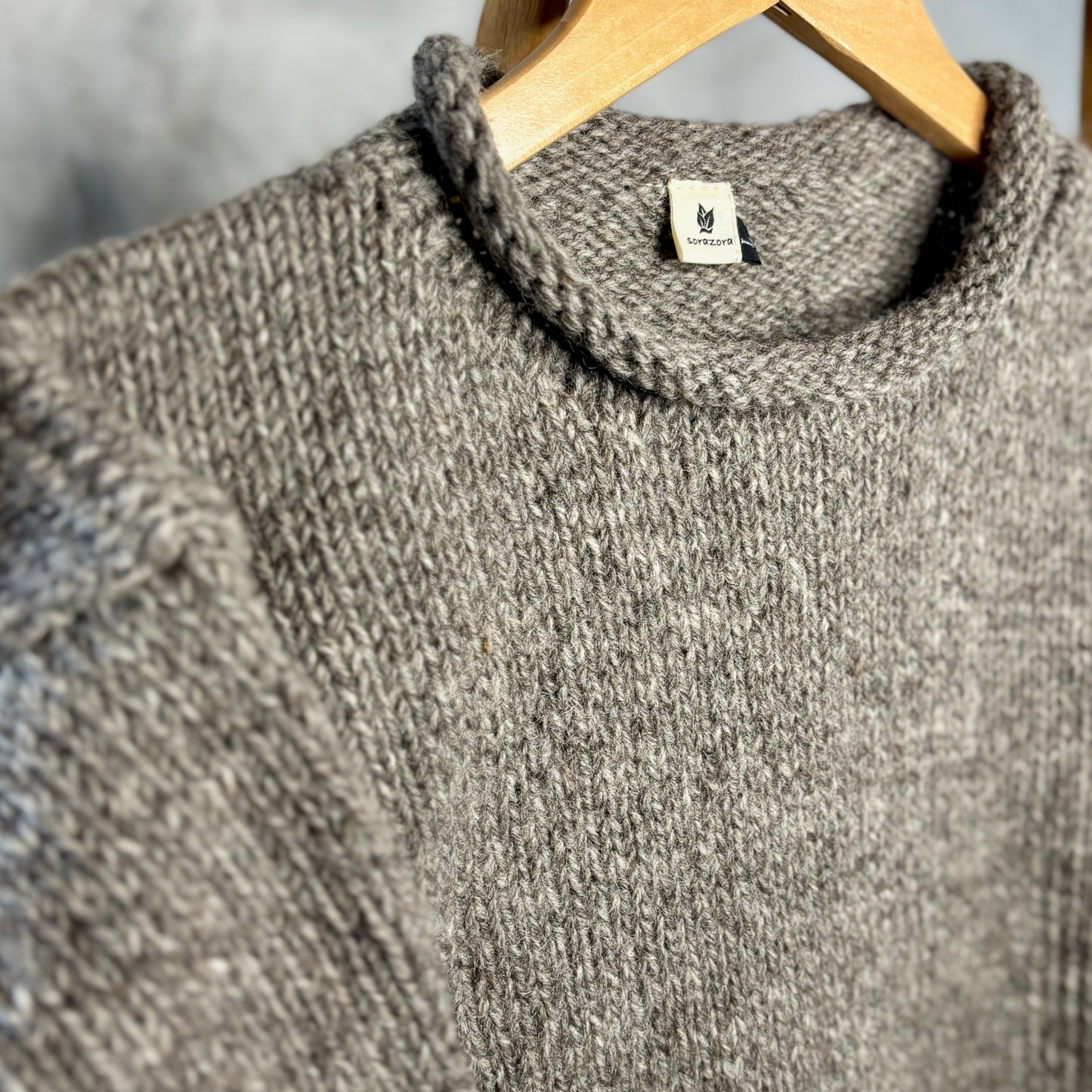Hand Knit Pure Wool Classic Jumper