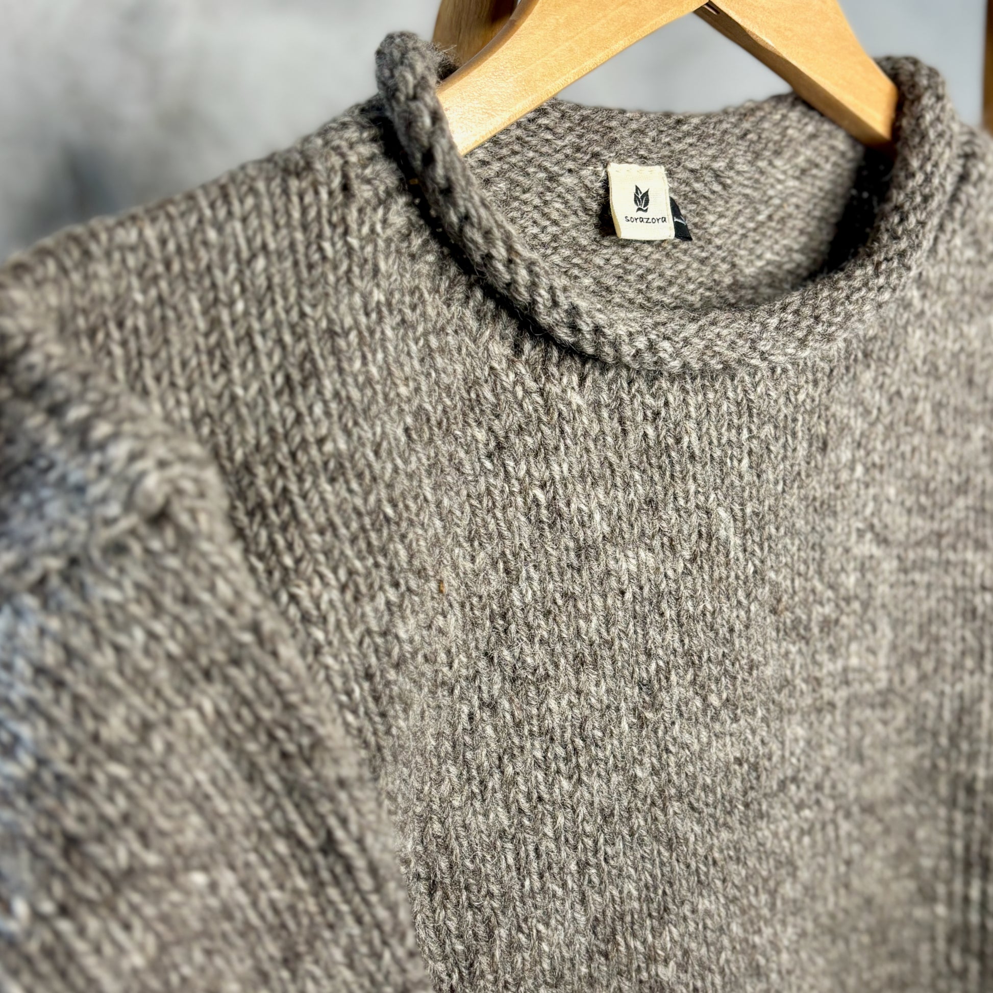 Hand Knit Pure Wool Classic Jumper