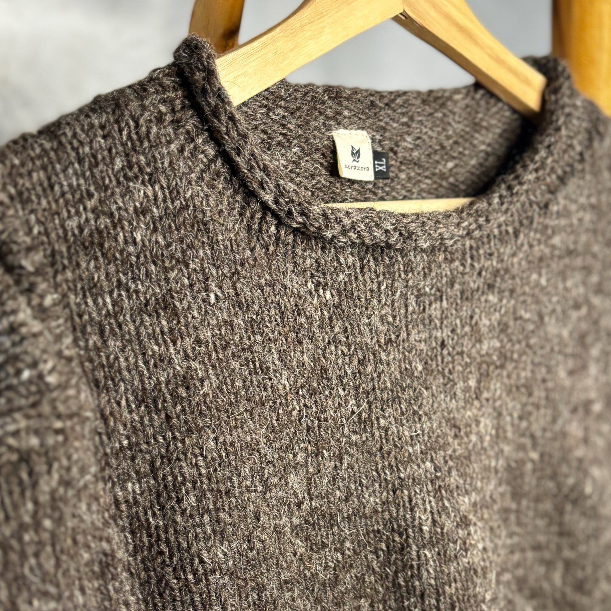 Hand Knit Pure Wool Classic Jumper
