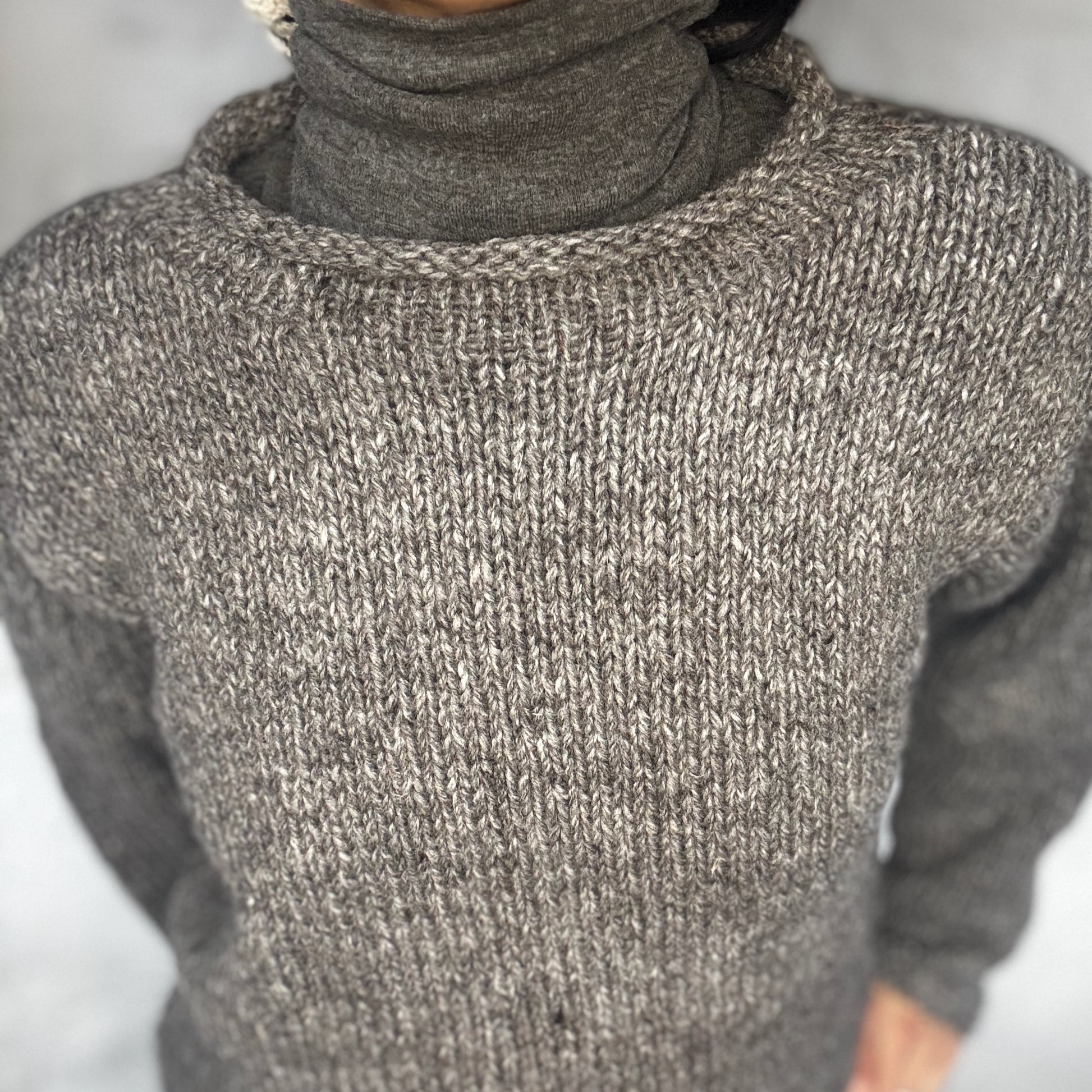 Hand Knit Pure Wool Classic Jumper
