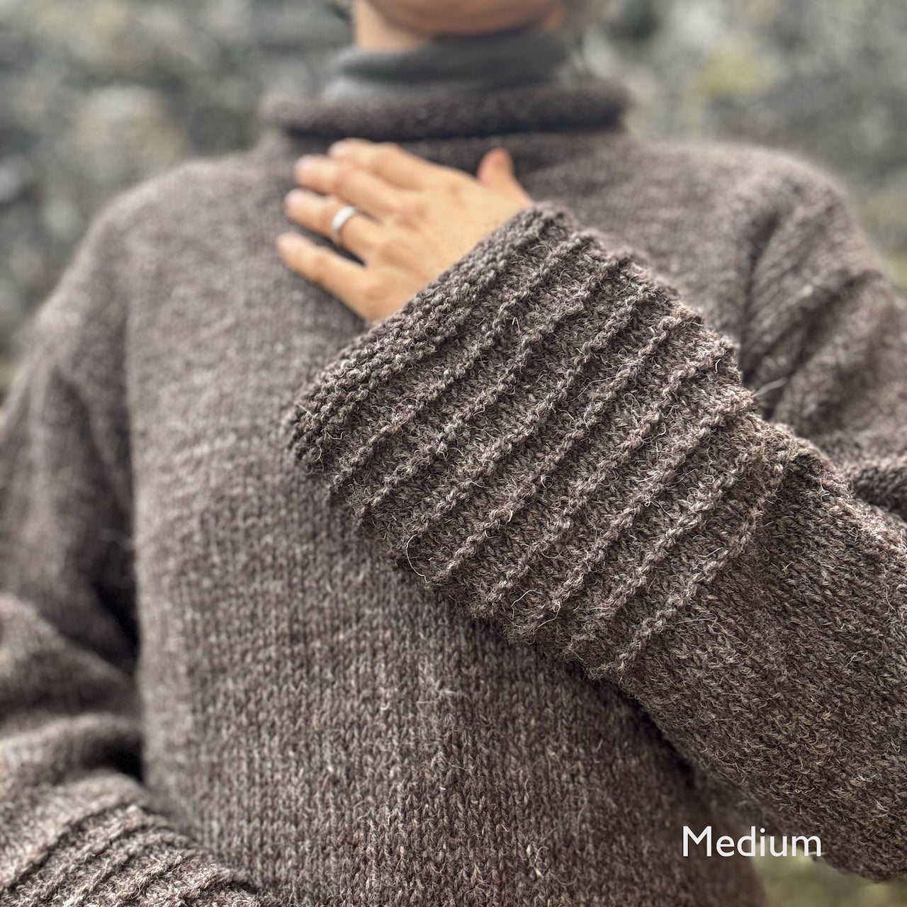 ⚫︎ Yuki Jumper ⚫︎ Hand Knit Pure Wool ⚫︎