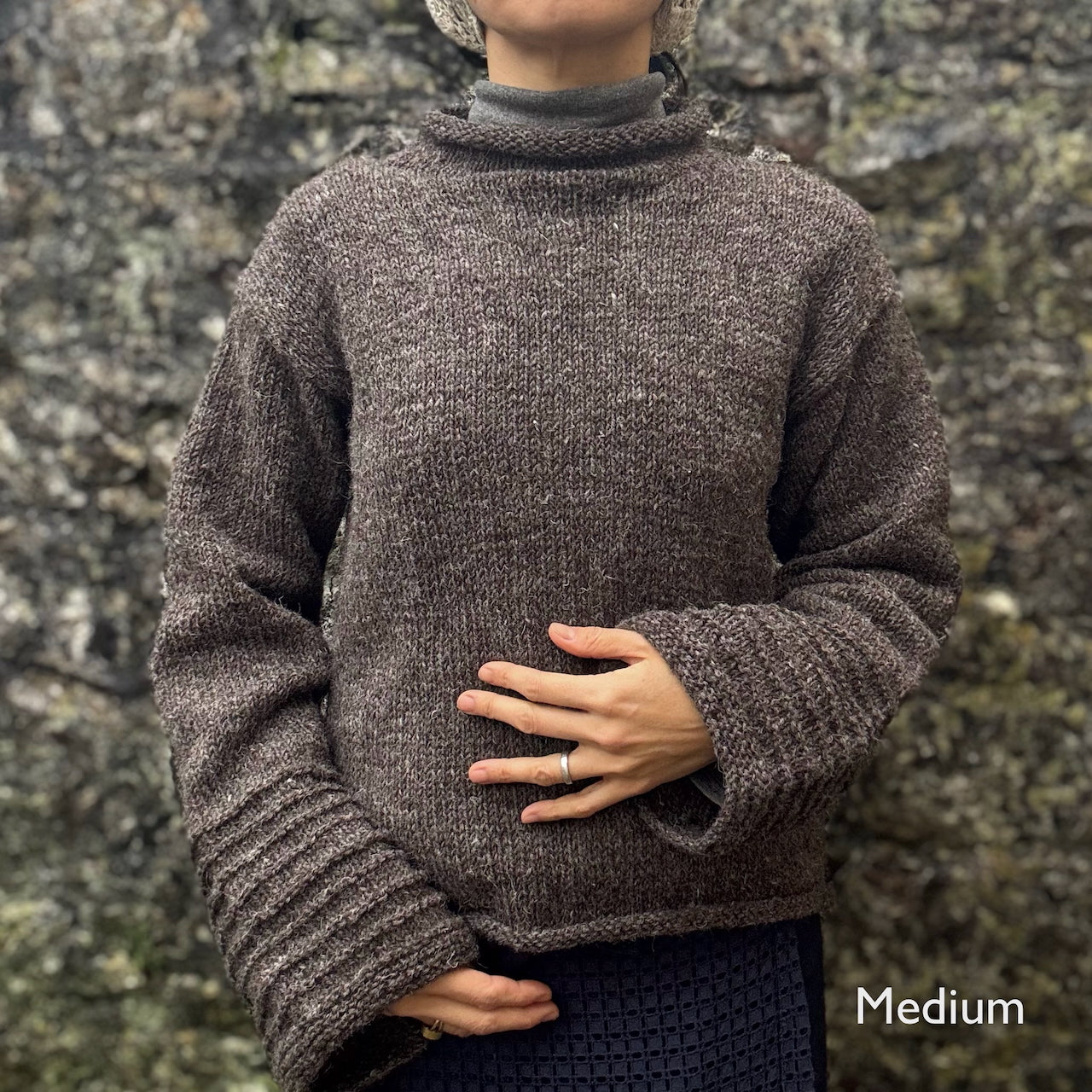 ⚫︎ Yuki Jumper ⚫︎ Hand Knit Pure Wool ⚫︎