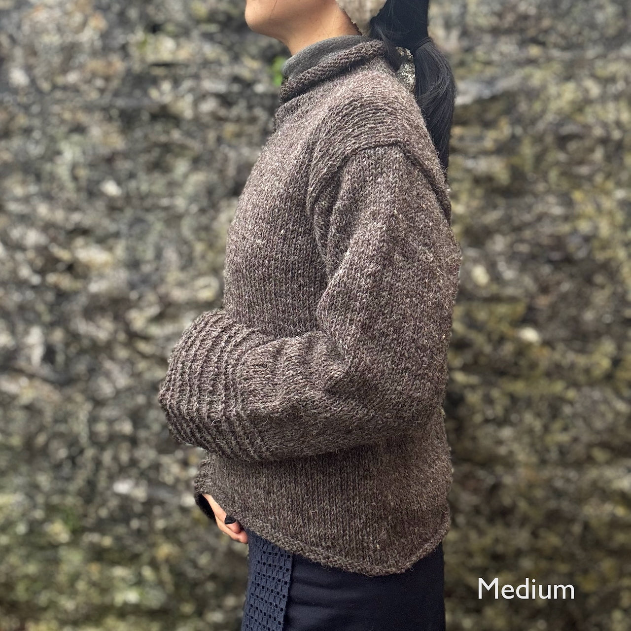 ⚫︎ Yuki Jumper ⚫︎ Hand Knit Pure Wool ⚫︎