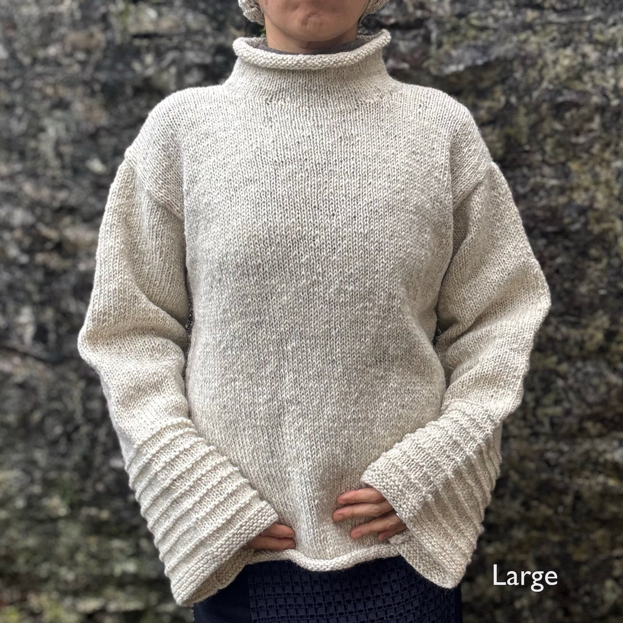 ⚫︎ Yuki Jumper ⚫︎ Hand Knit Pure Wool ⚫︎